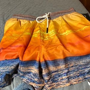 Tango sunset swimming shorts